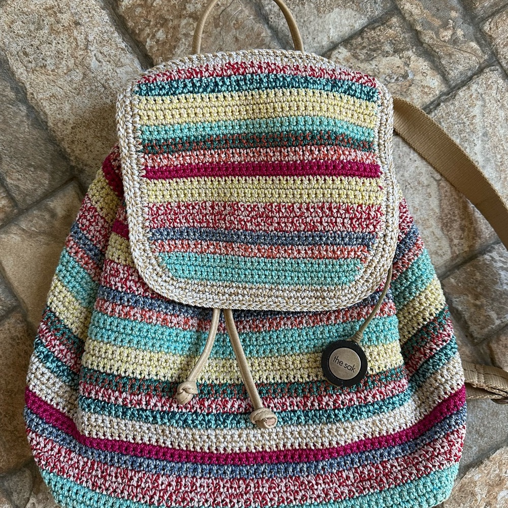 The Sak Colorful Striped Backpack